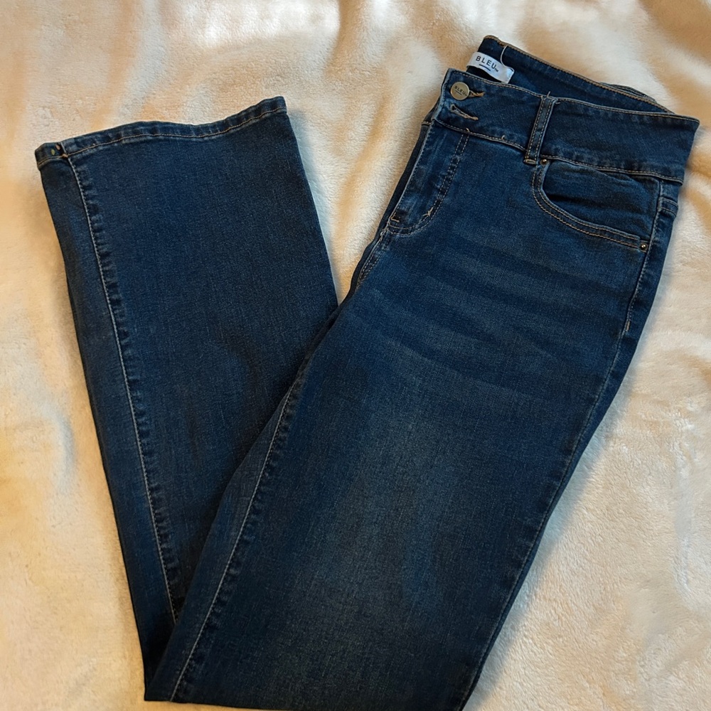 Code Bleu Dark Blue Straight Leg Jeans